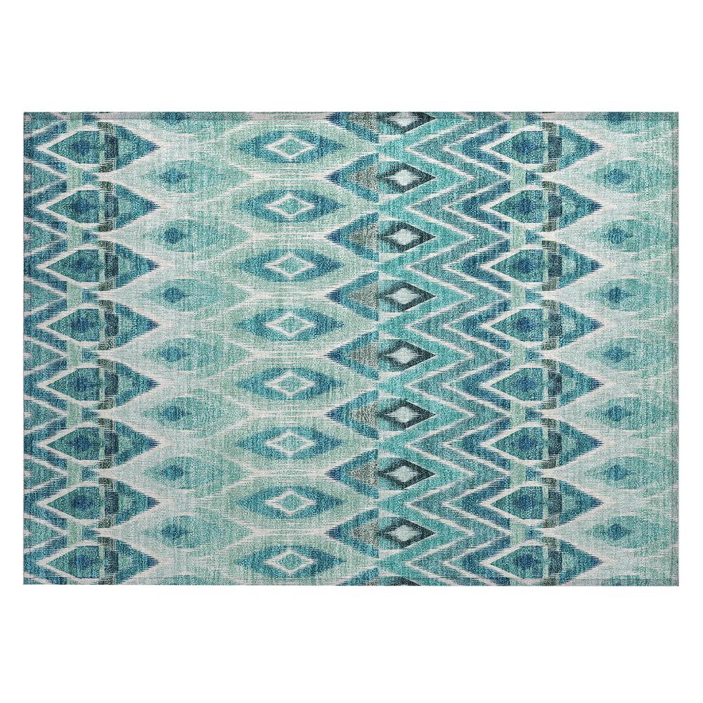Chantille ACN617 Teal 1'8" x 2'6" Rug. Picture 1