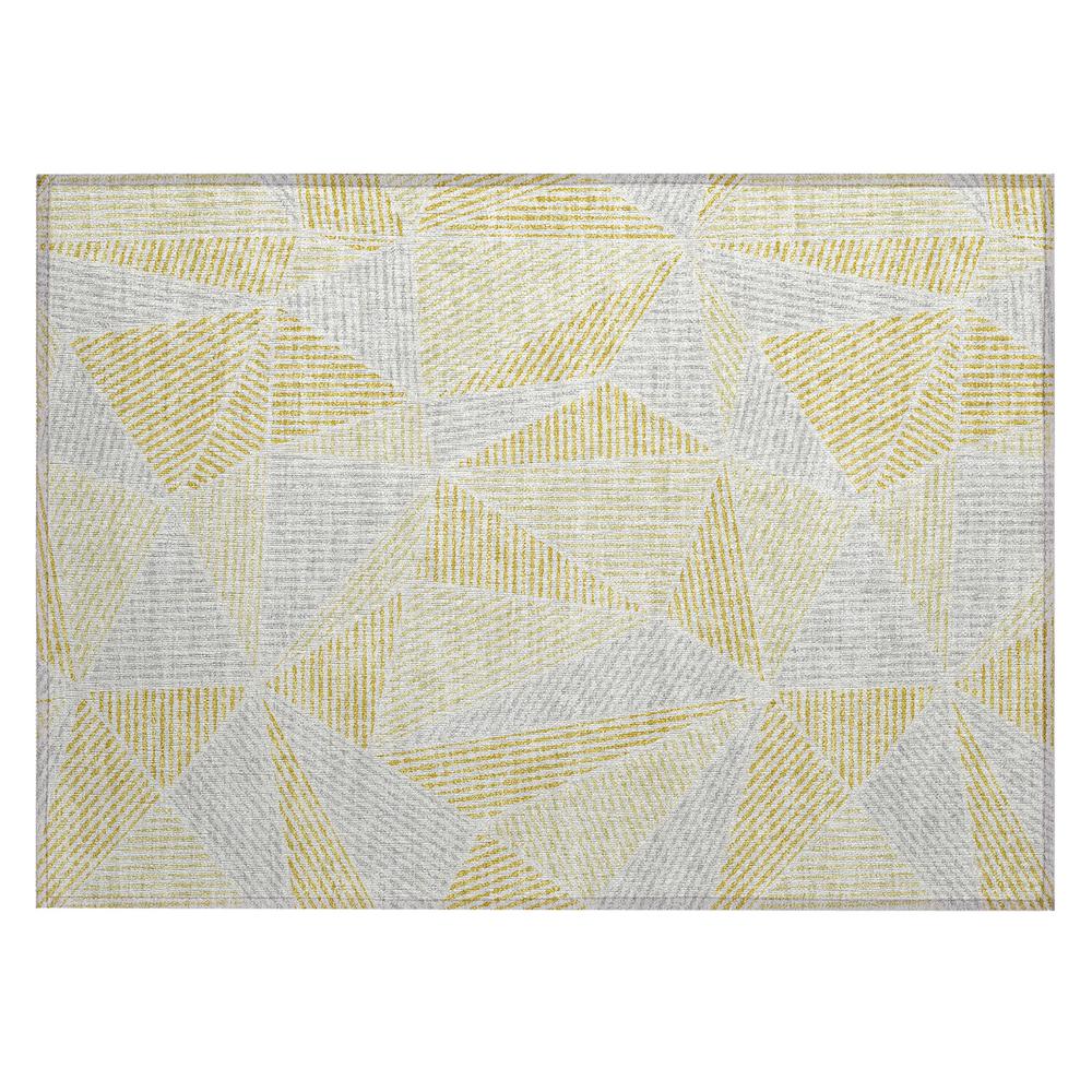 Chantille ACN618 Gold 1'8" x 2'6" Rug. Picture 1