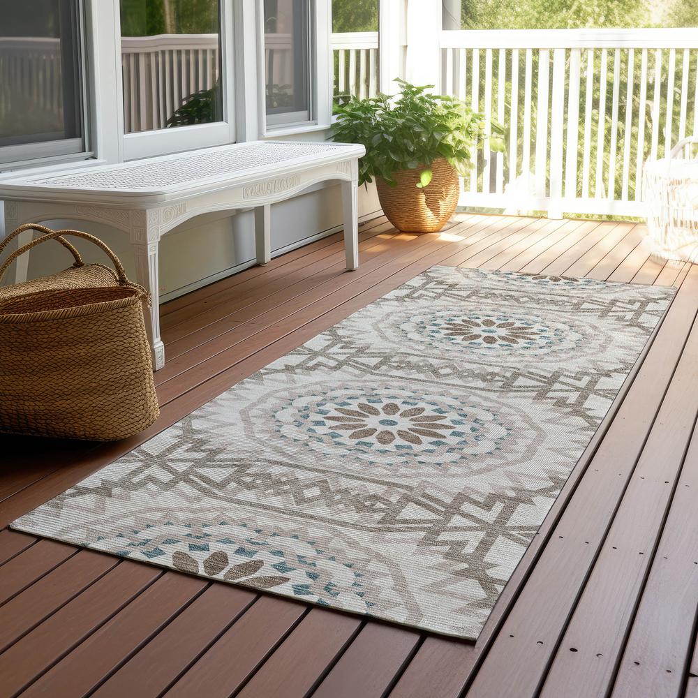 Chantille ACN619 Brown 2'3" x 7'6" Rug. Picture 7
