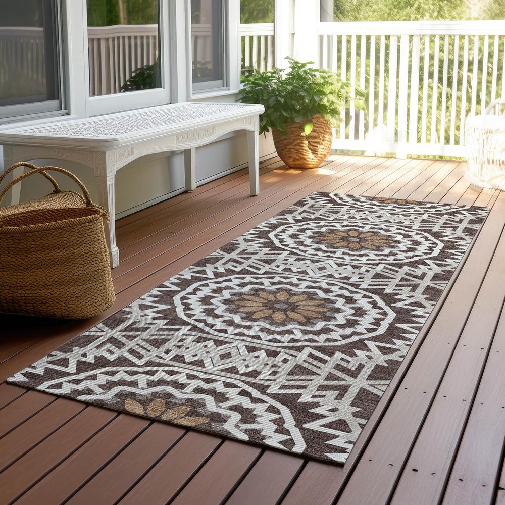Chantille ACN619 Brown 2'3" x 7'6" Rug. Picture 7