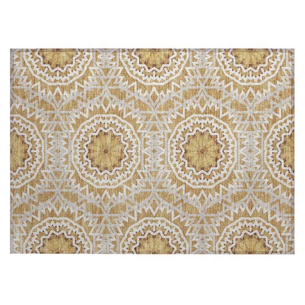 Chantille ACN619 Gold 1'8" x 2'6" Rug. Picture 1