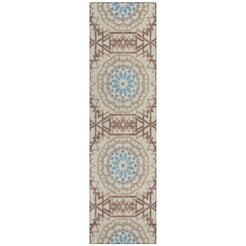 Chantille ACN619 Brown 2'3" x 7'6" Rug. Picture 1