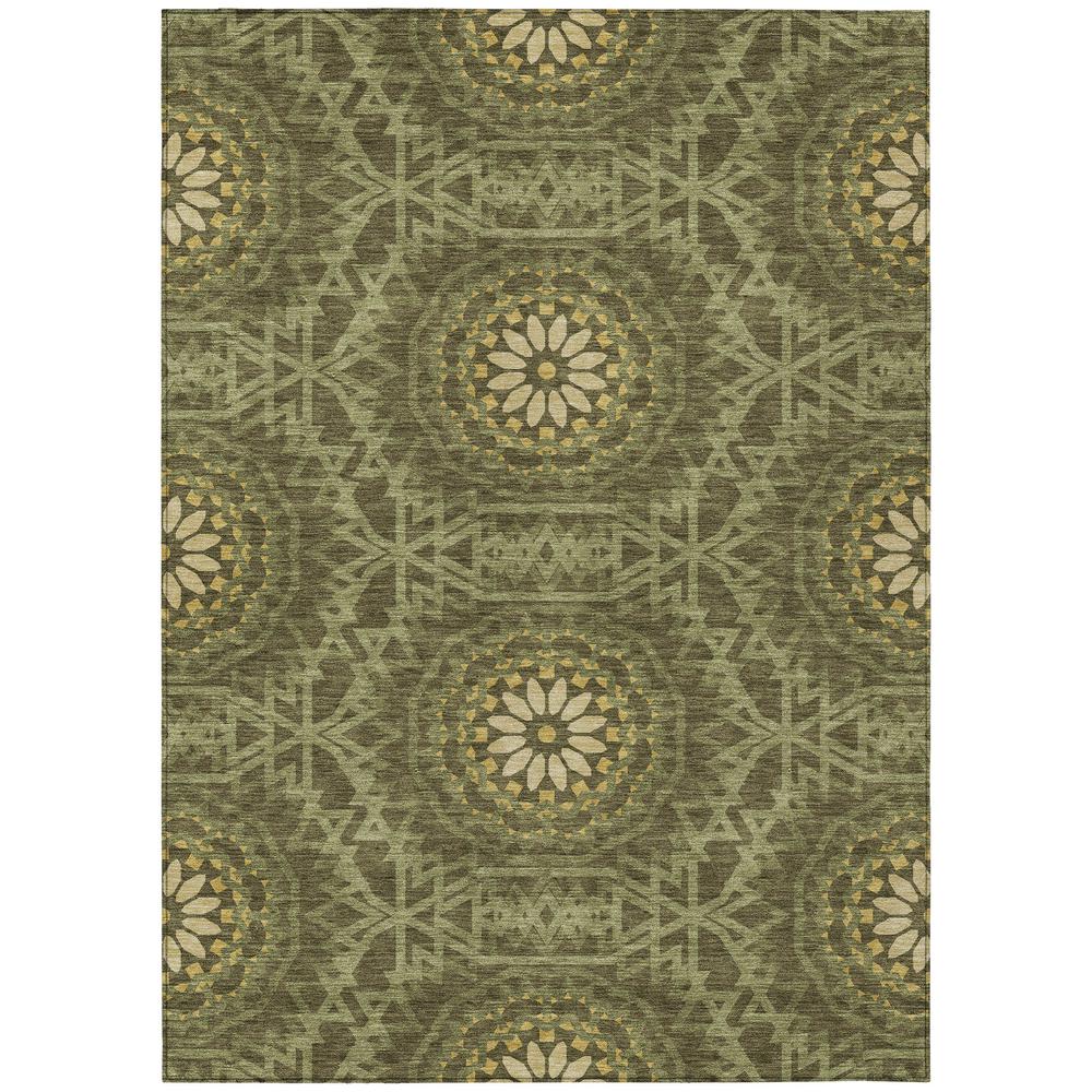 Chantille ACN619 Green 2'6" x 3'10" Rug. Picture 1