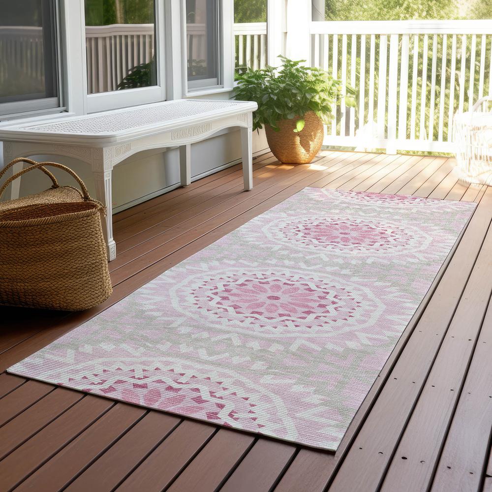 Chantille ACN619 Pink 2'3" x 7'6" Rug. Picture 8