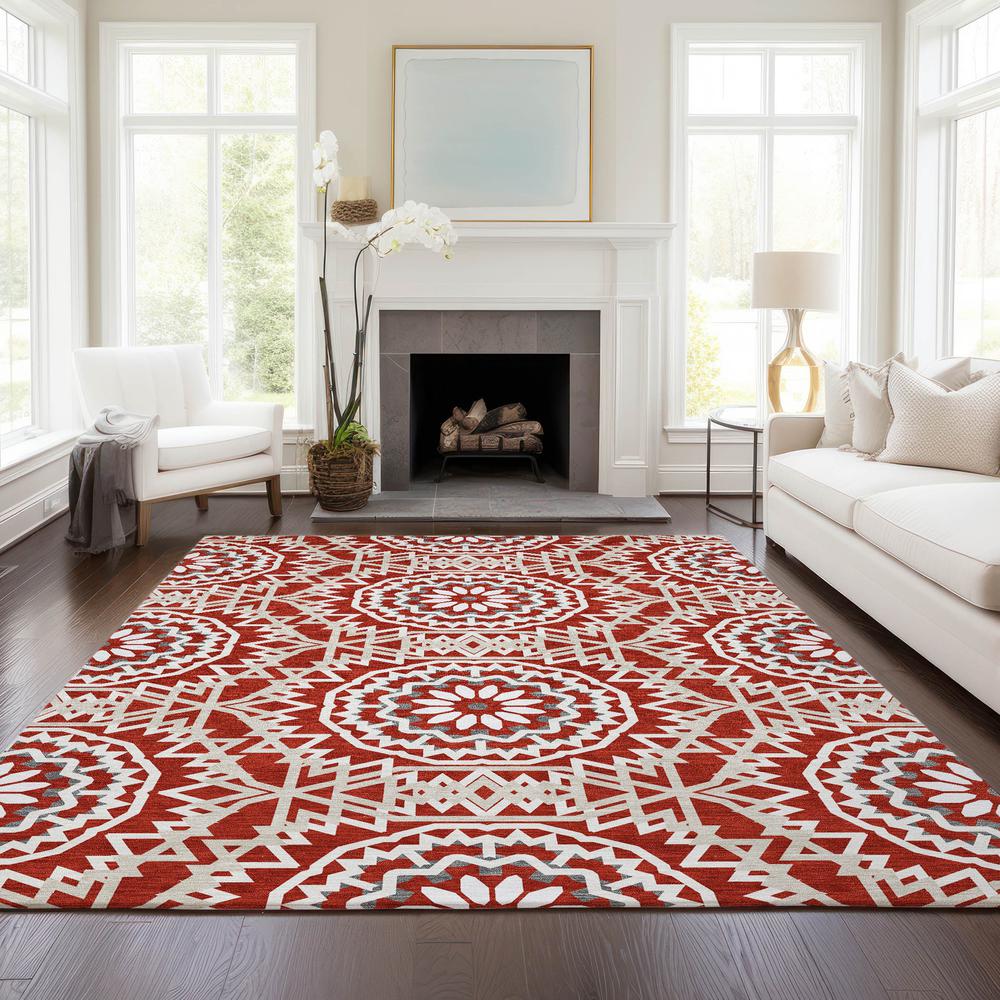 Chantille ACN619 Red 2'6" x 3'10" Rug. Picture 6