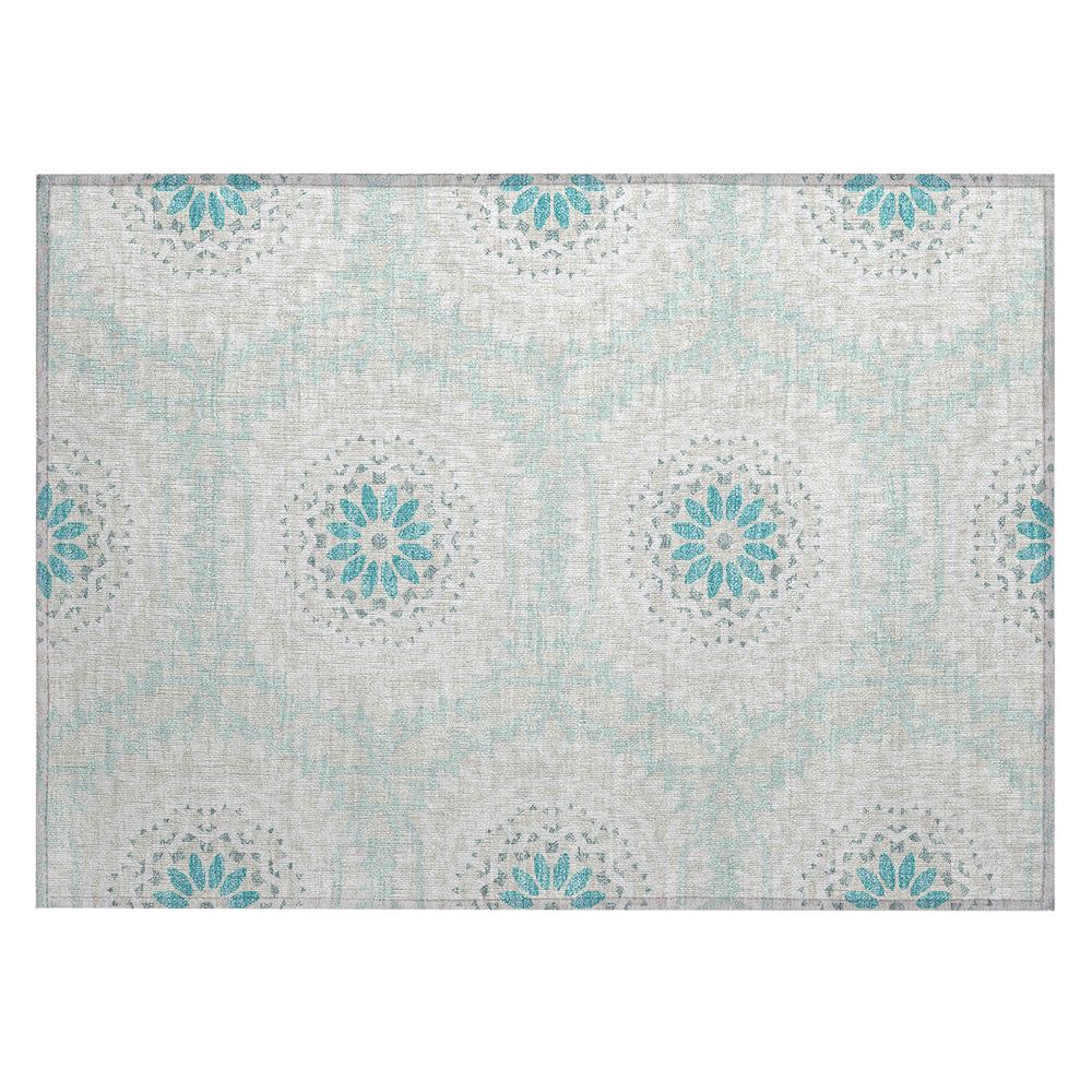 Chantille ACN619 Teal 1'8" x 2'6" Rug. Picture 1