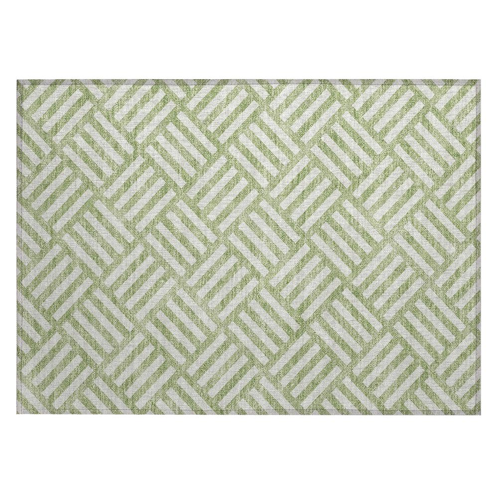 Chantille ACN620 Green 1'8" x 2'6" Rug. Picture 1