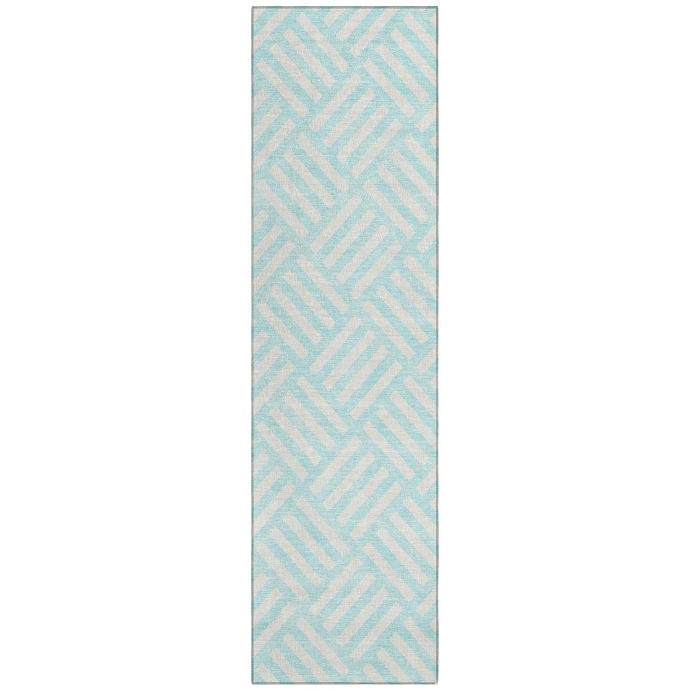 Chantille ACN620 Teal 2'3" x 7'6" Rug. Picture 1