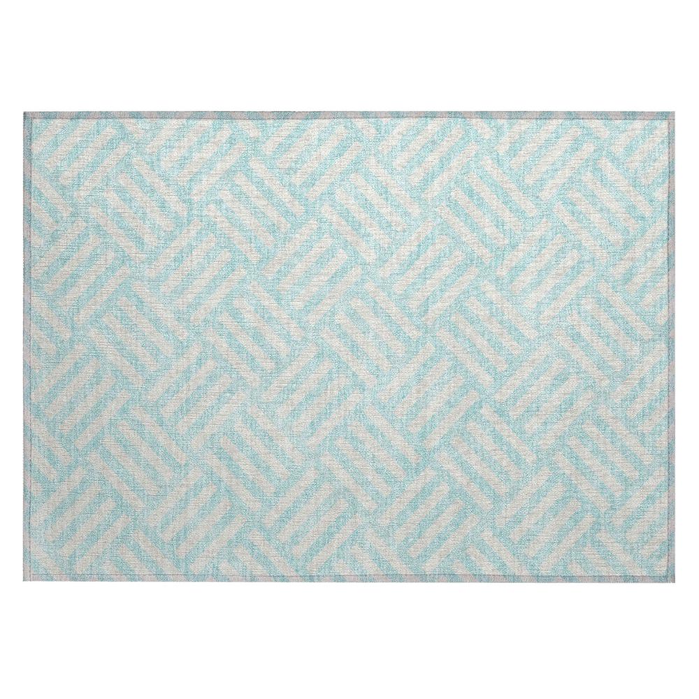 Chantille ACN620 Teal 1'8" x 2'6" Rug. Picture 1