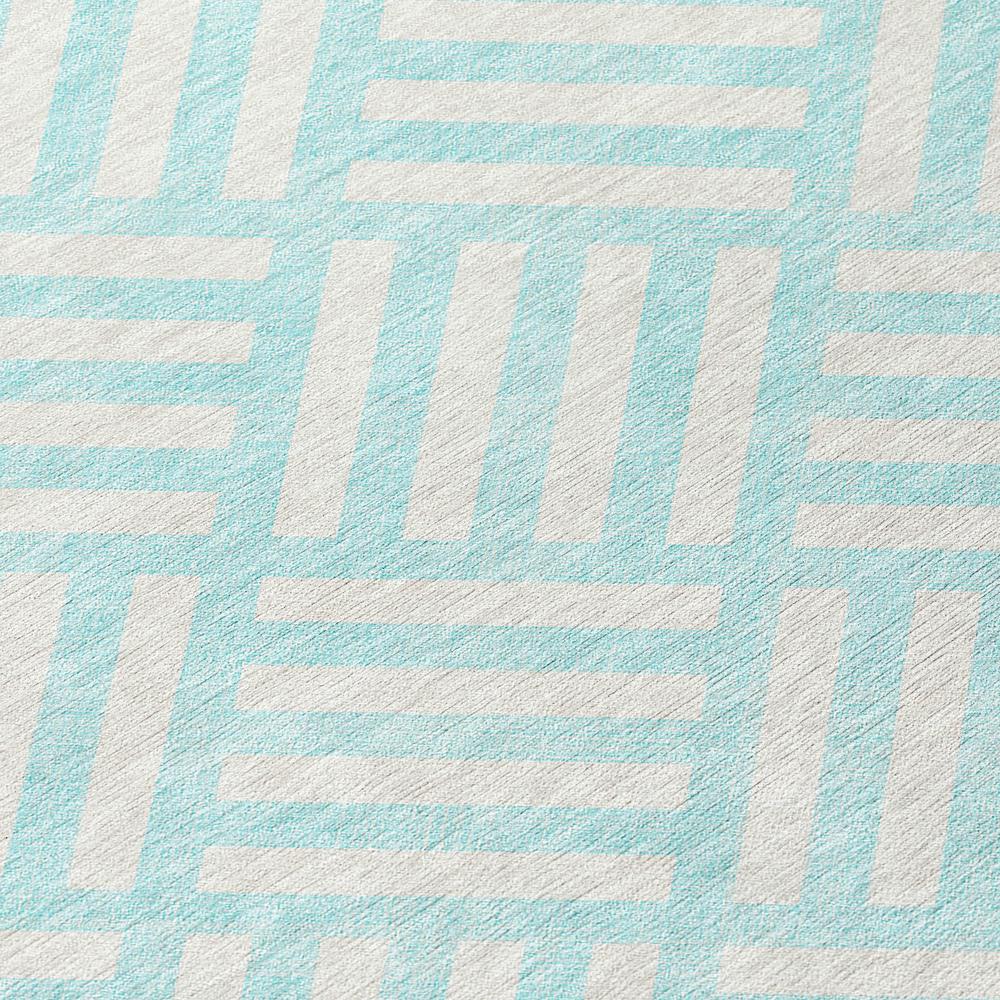 Chantille ACN620 Teal 1'8" x 2'6" Rug. Picture 5