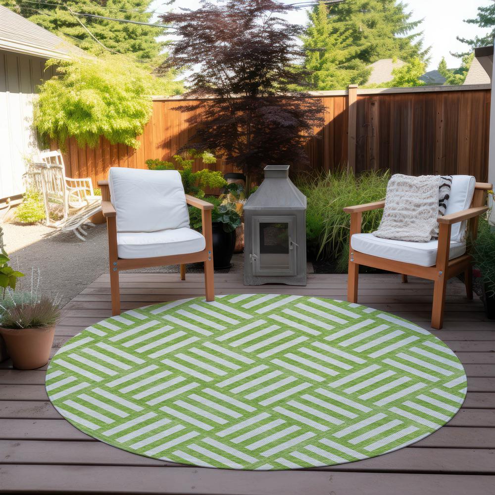 Chantille ACN620 Green 8' x 8' Rug. Picture 7
