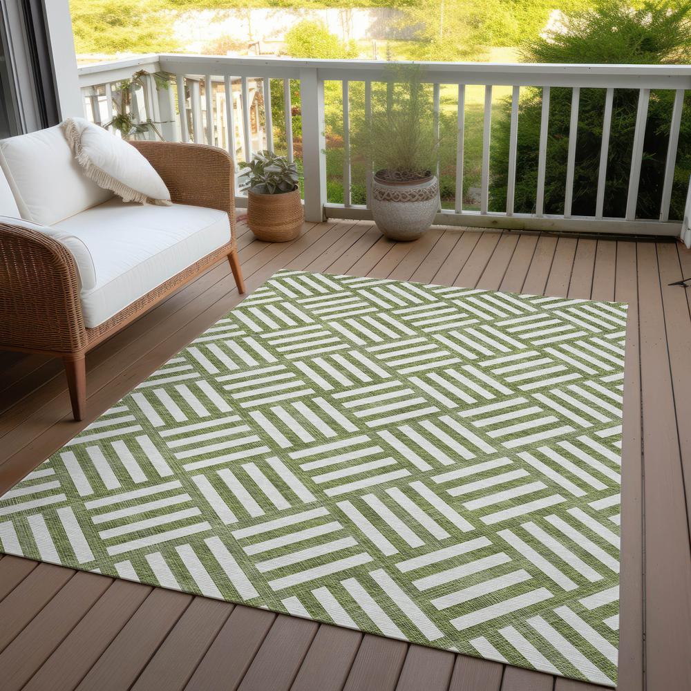 Chantille ACN620 Green 2'6" x 3'10" Rug. Picture 8
