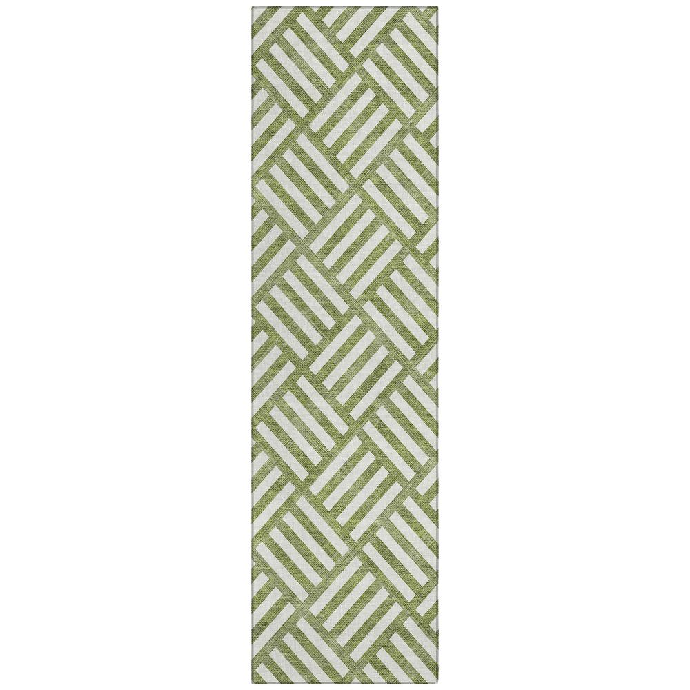 Chantille ACN620 Green 2'3" x 7'6" Rug. Picture 1