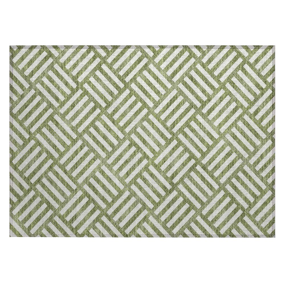 Chantille ACN620 Green 1'8" x 2'6" Rug. Picture 1