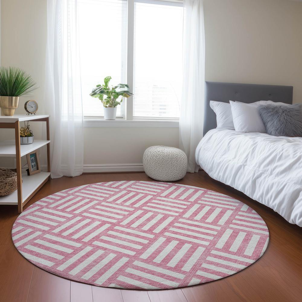Chantille ACN620 Pink 8' x 8' Rug. Picture 6