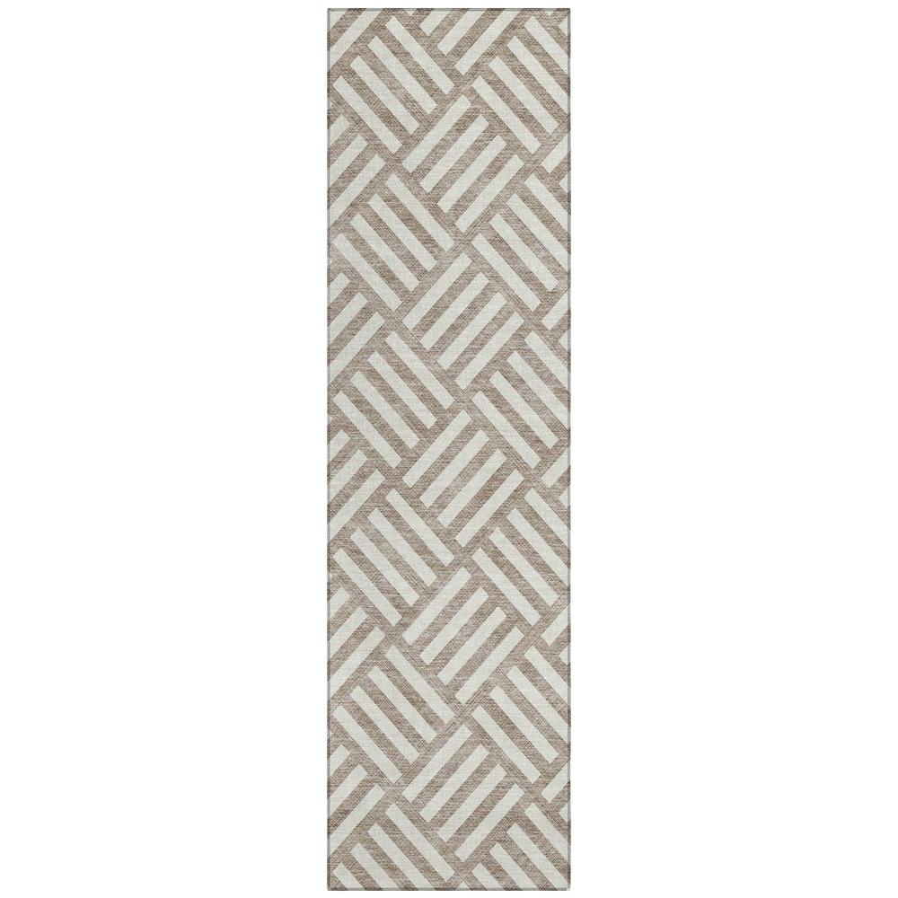 Chantille ACN620 Brown 2'3" x 7'6" Rug. Picture 1