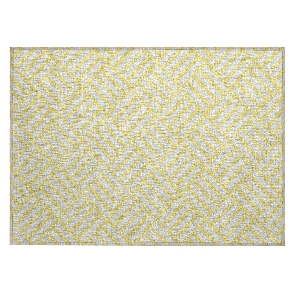 Chantille ACN620 Gold 1'8" x 2'6" Rug. Picture 1