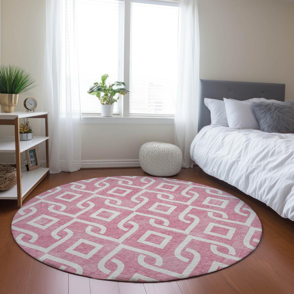 Chantille ACN621 Pink 8' x 8' Rug. Picture 6