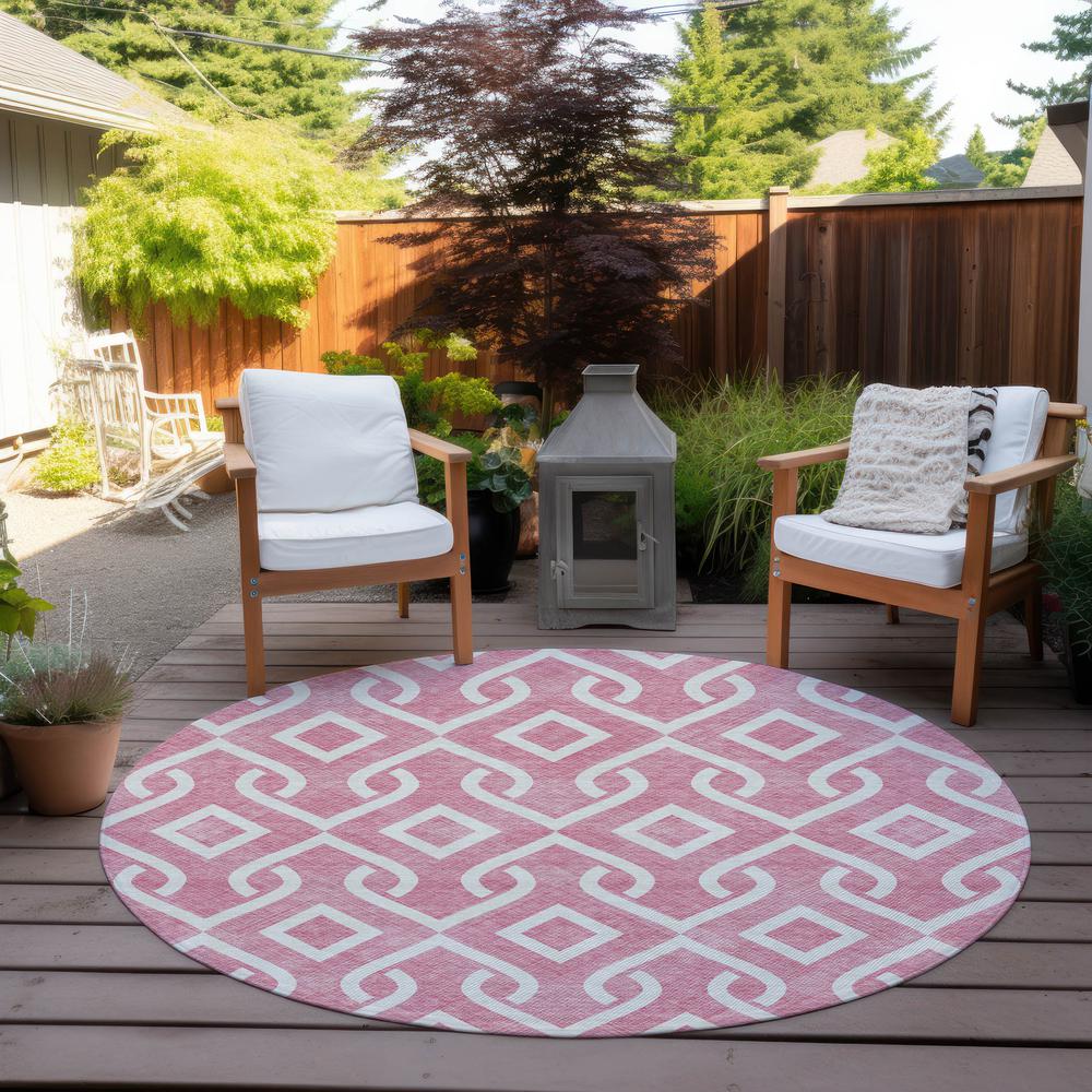 Chantille ACN621 Pink 8' x 8' Rug. Picture 7