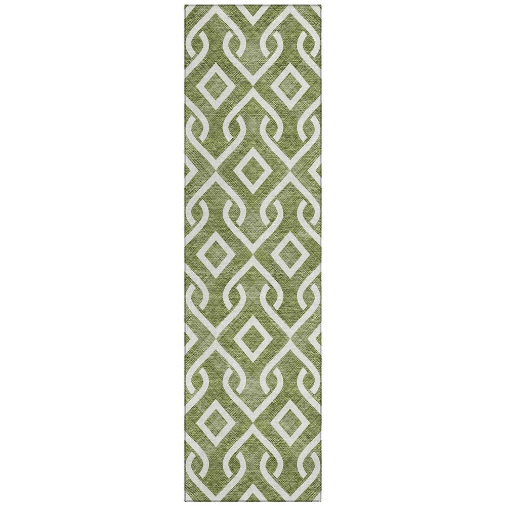 Chantille ACN621 Green 2'3" x 7'6" Rug. Picture 1