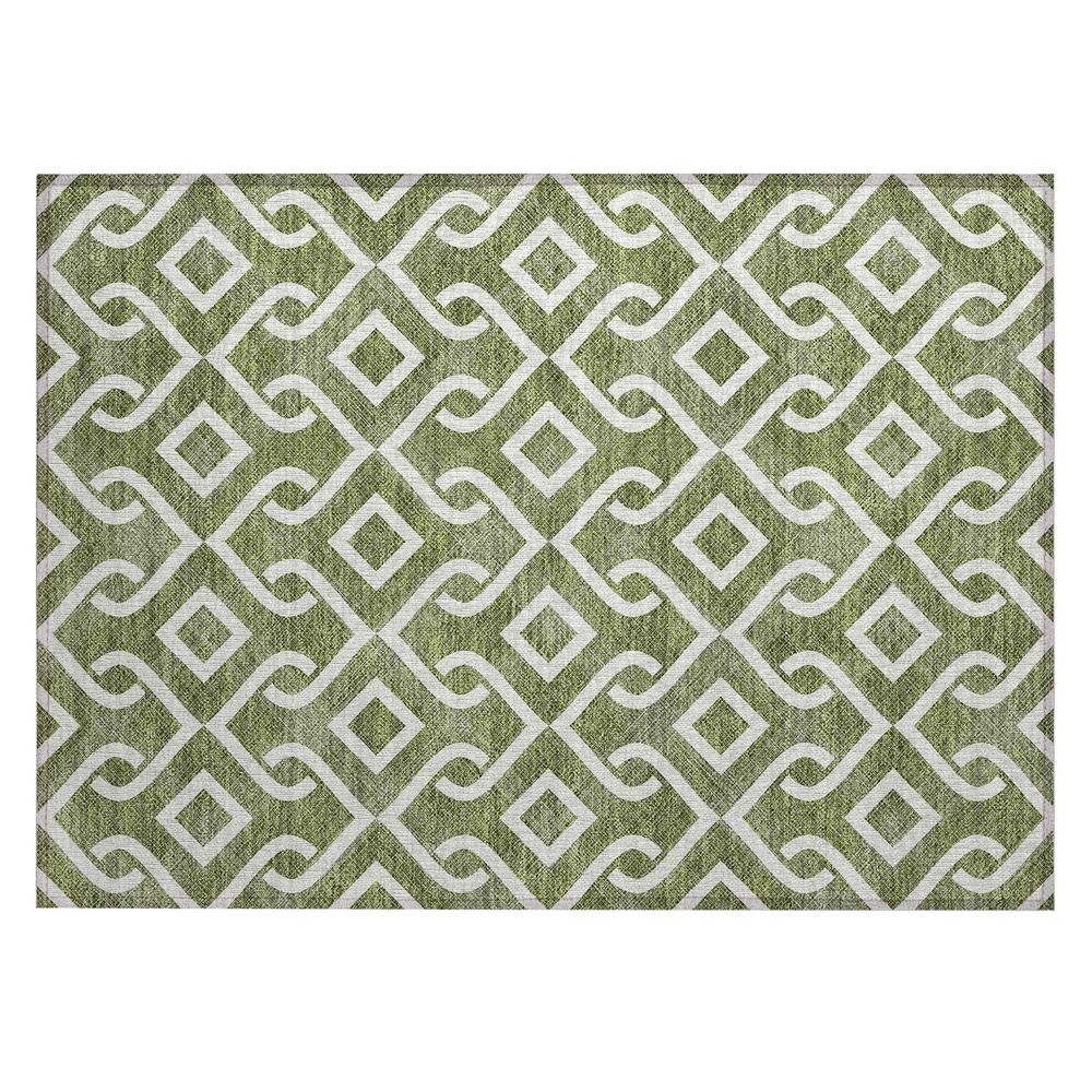 Chantille ACN621 Green 1'8" x 2'6" Rug. Picture 1