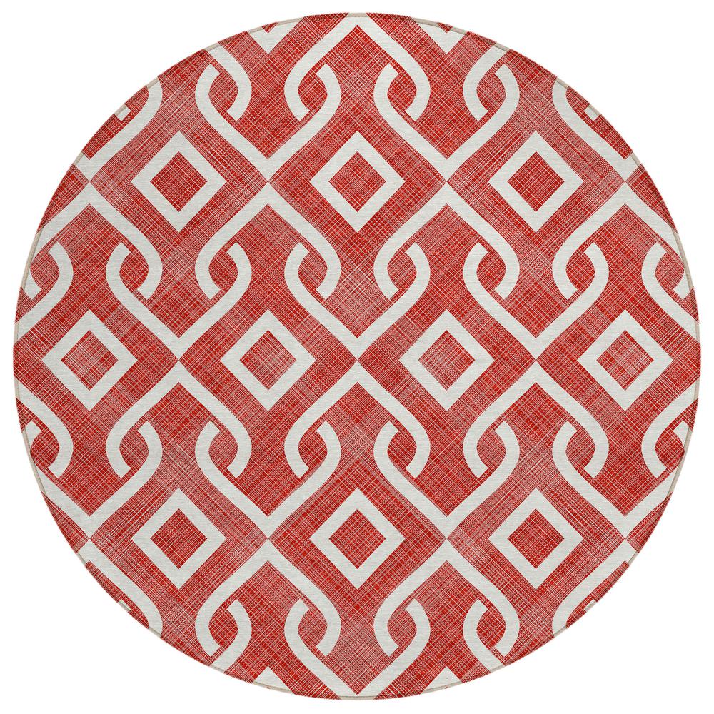 Chantille ACN621 Red 8' x 8' Rug. Picture 1