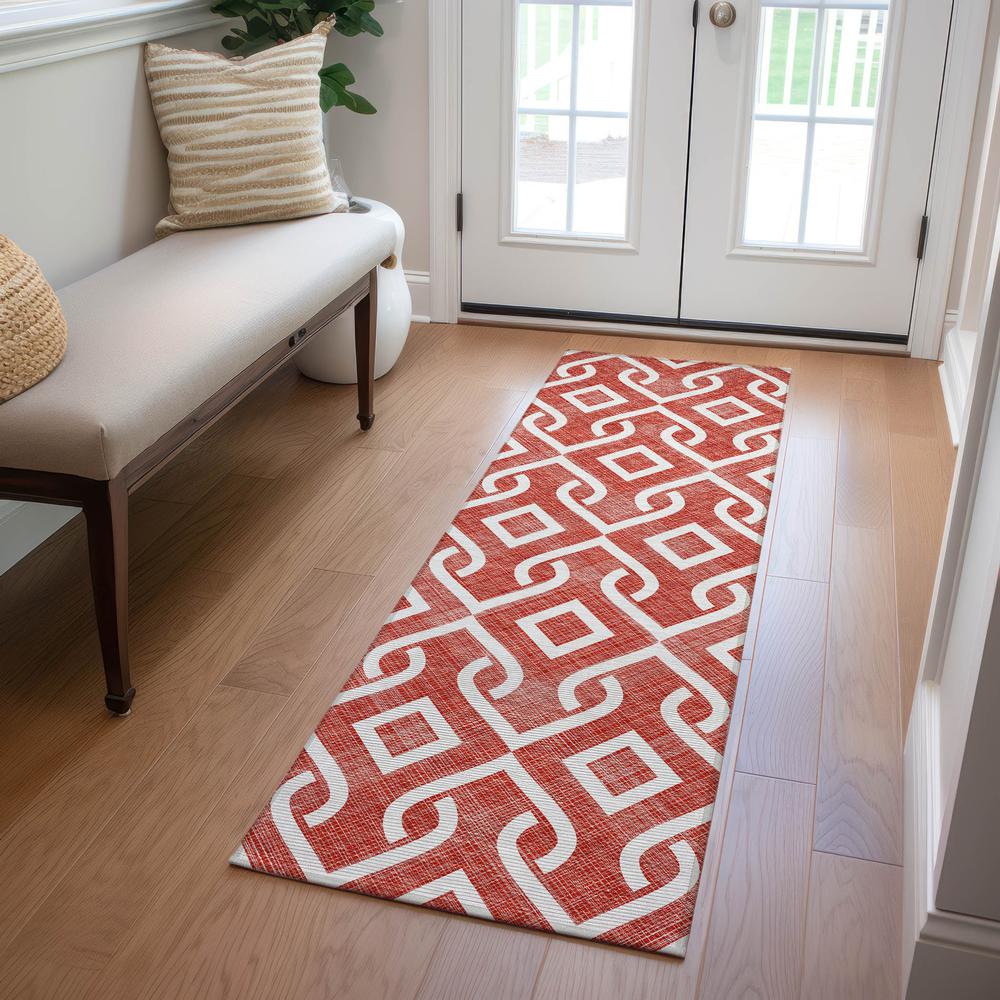 Chantille ACN621 Red 2'3" x 7'6" Rug. Picture 6