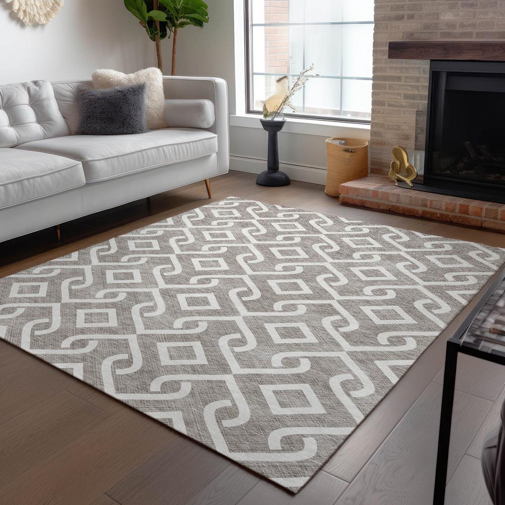 Chantille ACN621 Brown 2'6" x 3'10" Rug. Picture 7