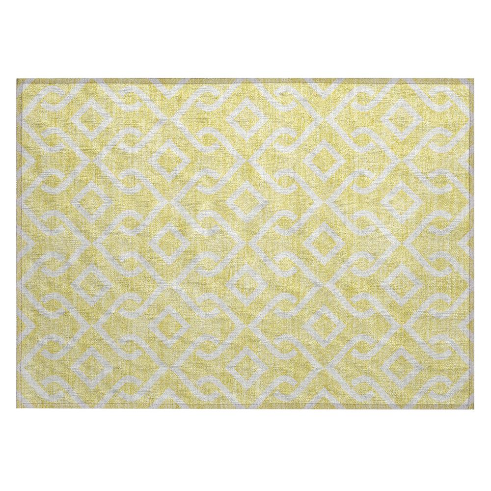 Chantille ACN621 Gold 1'8" x 2'6" Rug. Picture 1