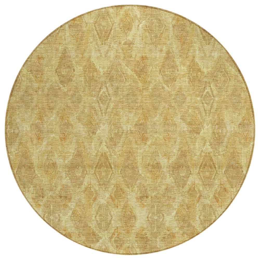 Chantille ACN622 Gold 8' x 8' Rug. Picture 1