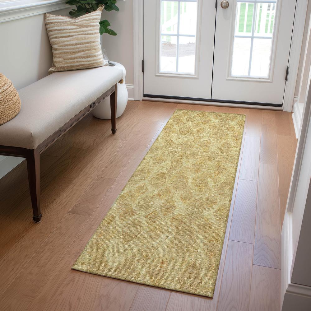Chantille ACN622 Gold 2'3" x 7'6" Rug. Picture 6