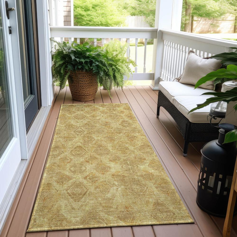 Chantille ACN622 Gold 2'3" x 7'6" Rug. Picture 7