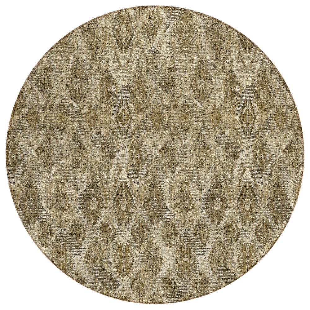 Chantille ACN622 Brown 8' x 8' Rug. Picture 1