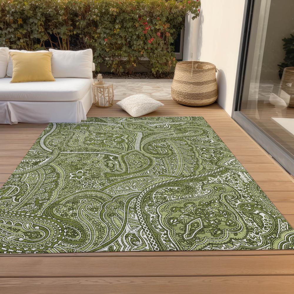 Chantille ACN623 Green 2'6" x 3'10" Rug. Picture 8