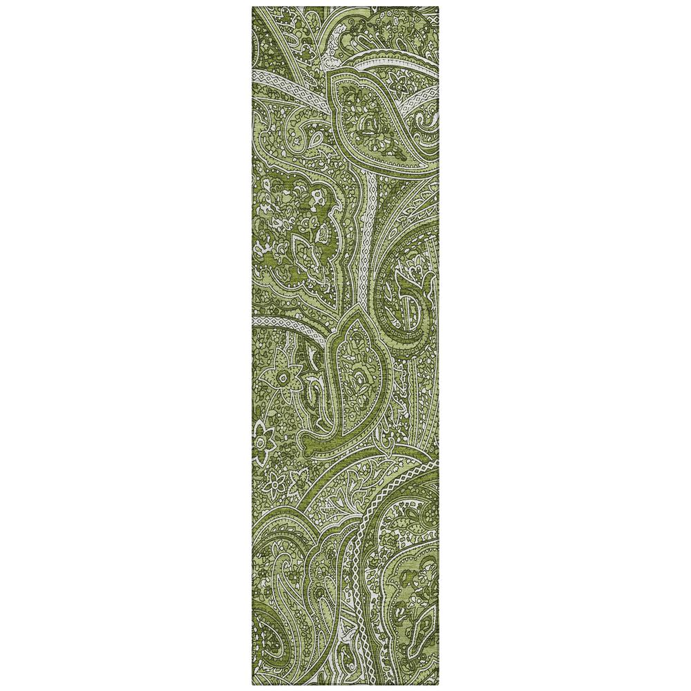 Chantille ACN623 Green 2'3" x 7'6" Rug. Picture 1