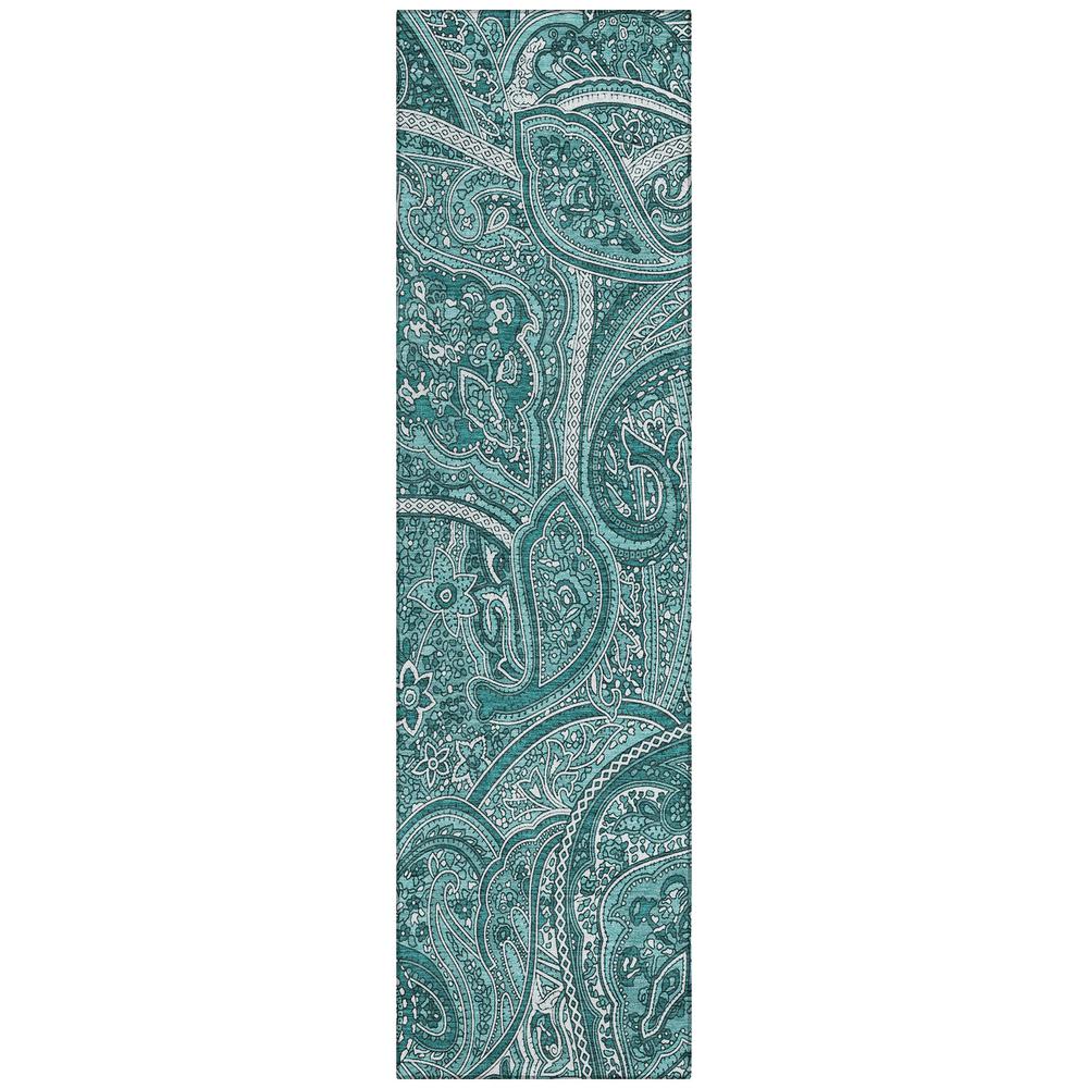 Chantille ACN623 Teal 2'3" x 7'6" Rug. Picture 1