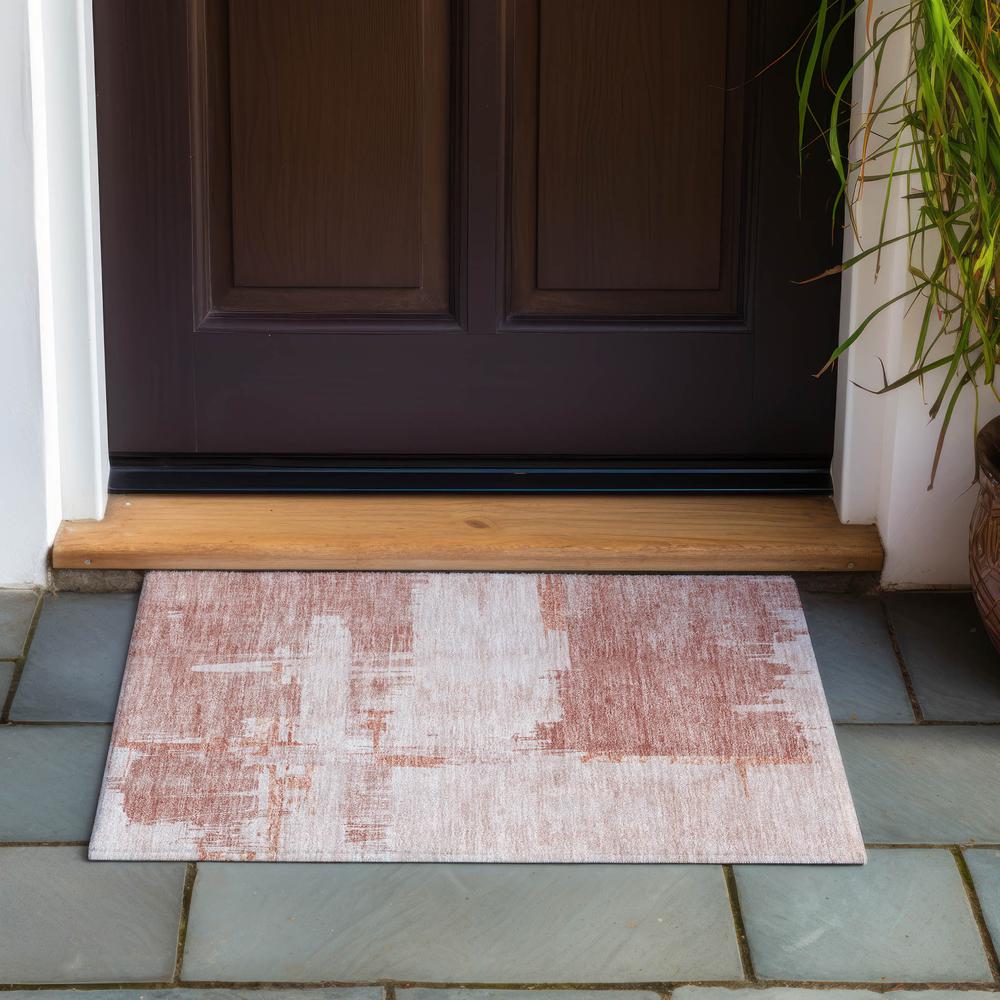 Chantille ACN624 Pink 1'8" x 2'6" Rug. Picture 7