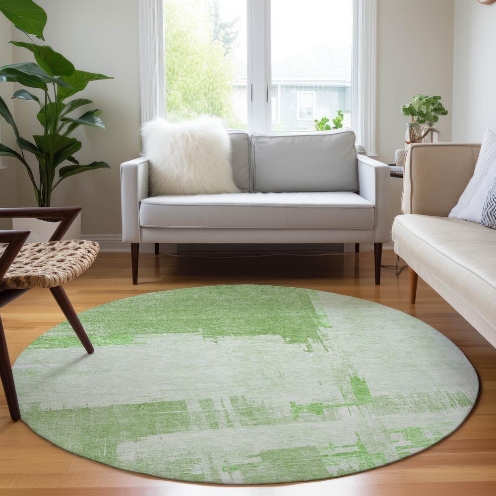 Chantille ACN624 Green 8' x 8' Rug. Picture 6