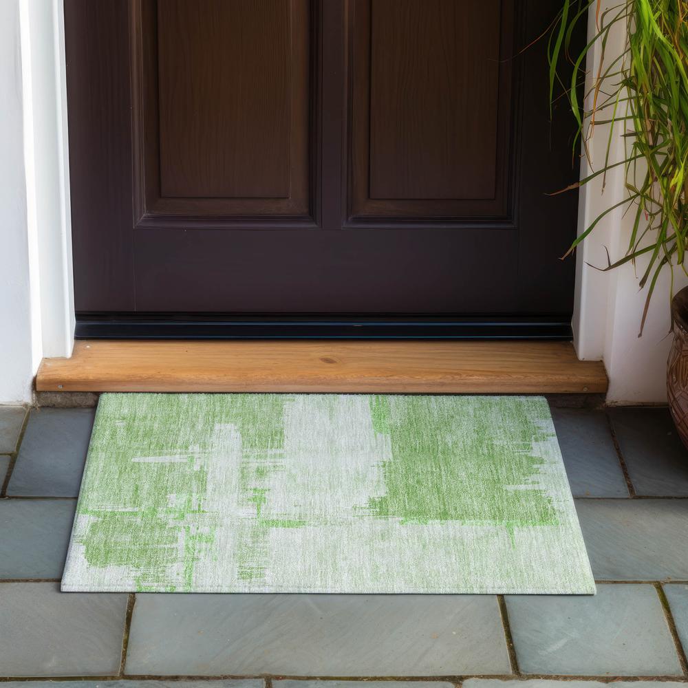 Chantille ACN624 Green 1'8" x 2'6" Rug. Picture 7