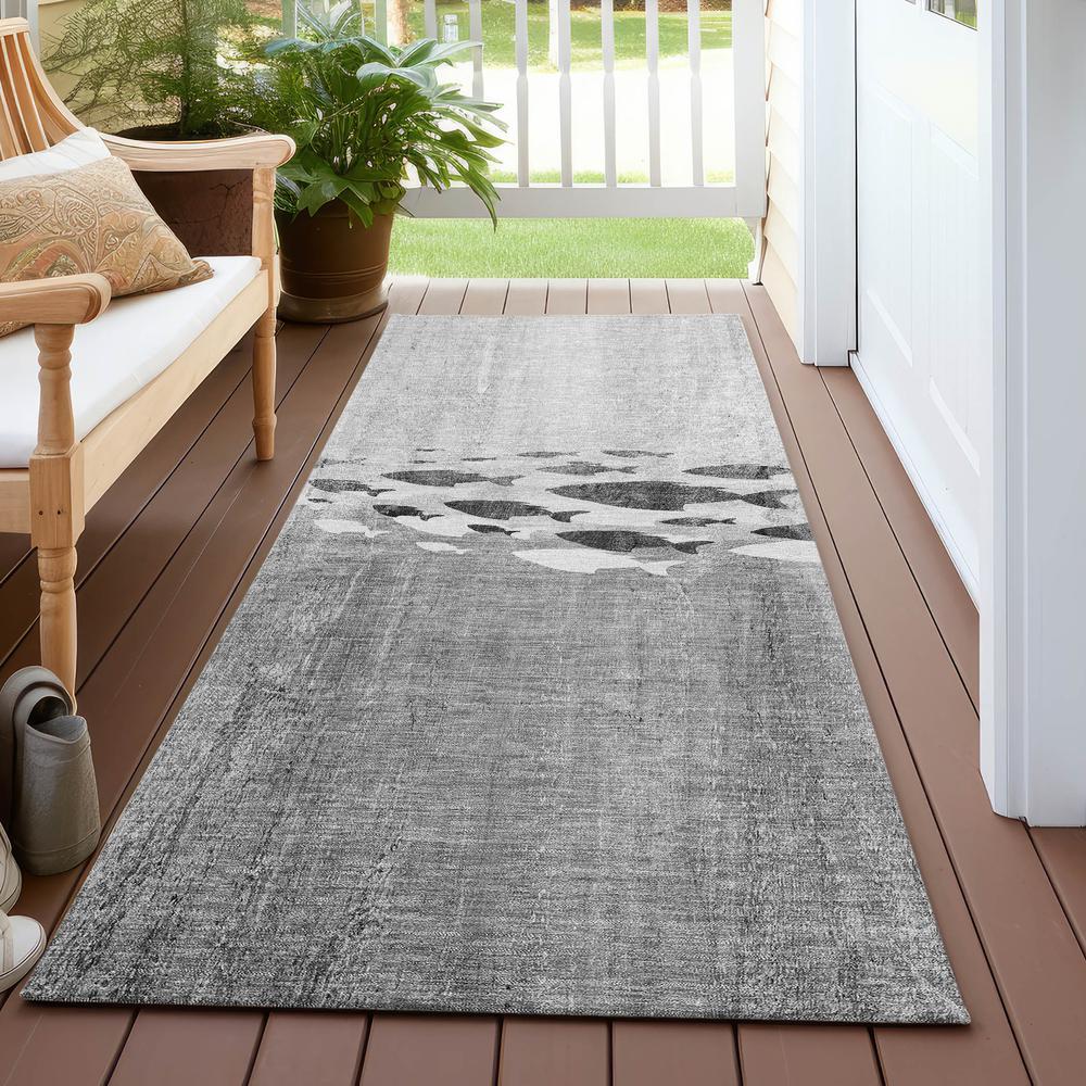 Chantille ACN627 Gray 2'3" x 7'6" Rug. Picture 7