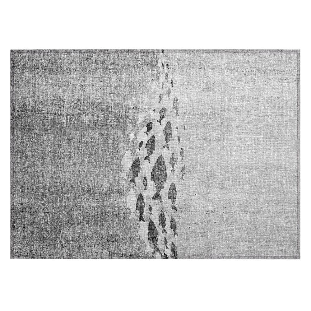 Chantille ACN627 Gray 1'8" x 2'6" Rug. Picture 1
