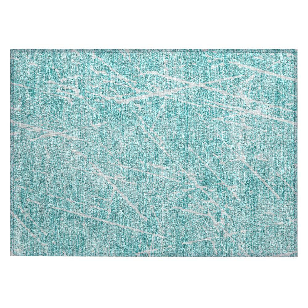 Chantille ACN628 Teal 1'8" x 2'6" Rug. Picture 1