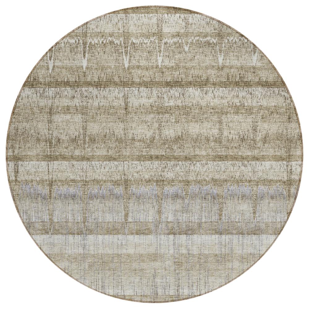 Chantille ACN629 Brown 8' x 8' Rug. Picture 1