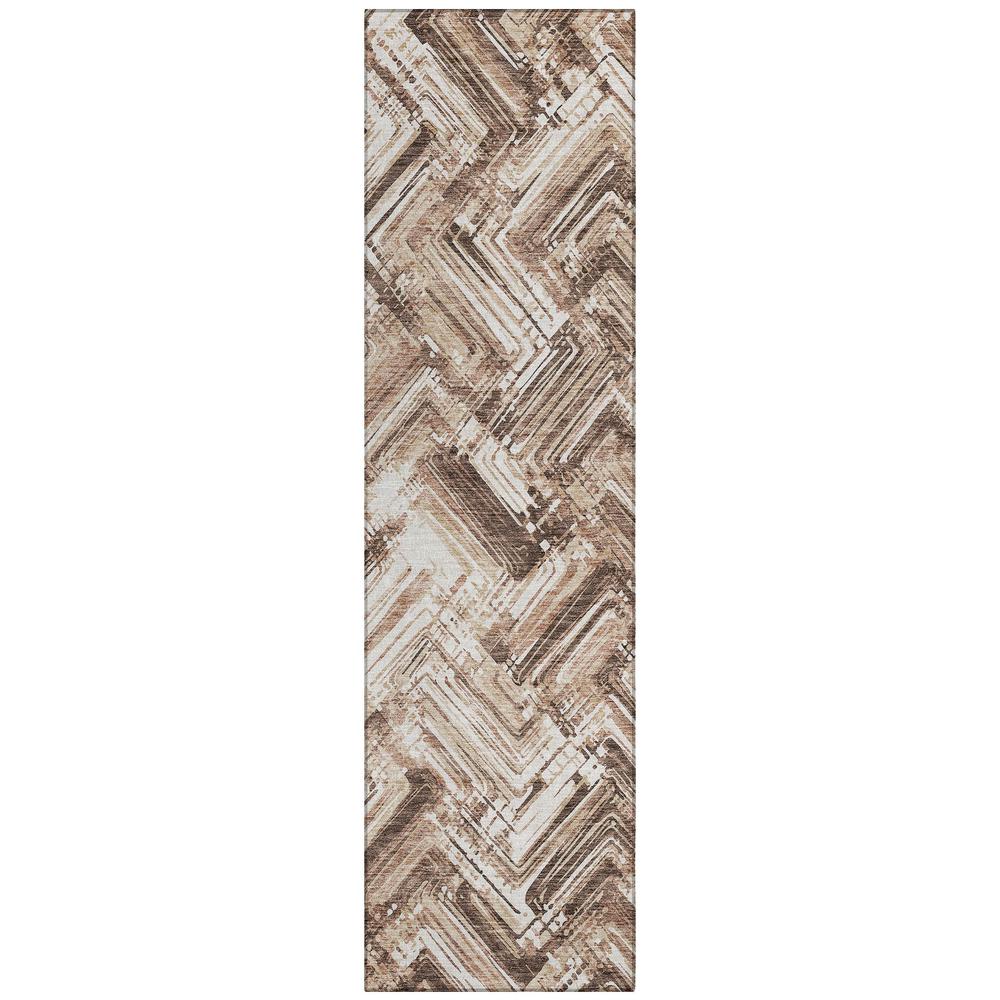 Chantille ACN630 Brown 2'3" x 7'6" Rug. Picture 1