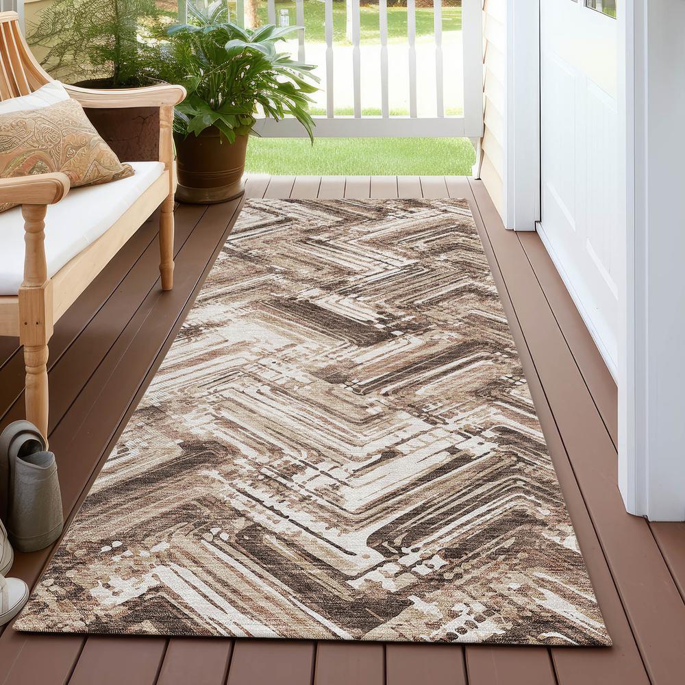 Chantille ACN630 Brown 2'3" x 7'6" Rug. Picture 7