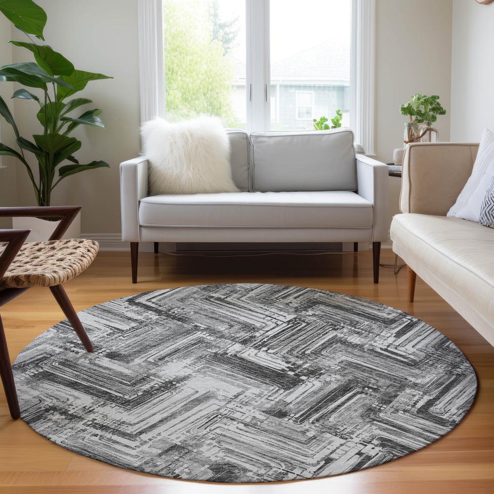 Chantille ACN630 Gray 8' x 8' Rug. Picture 6