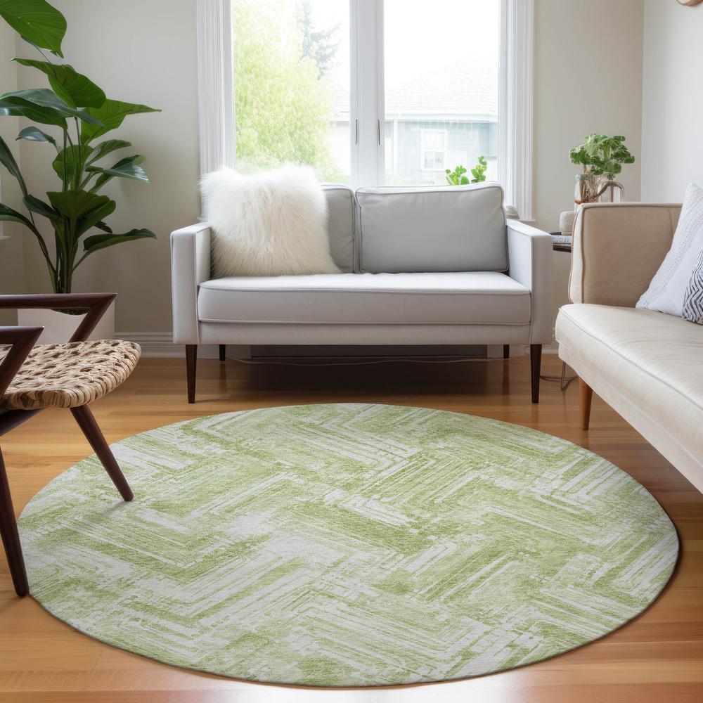 Chantille ACN630 Green 8' x 8' Rug. Picture 6