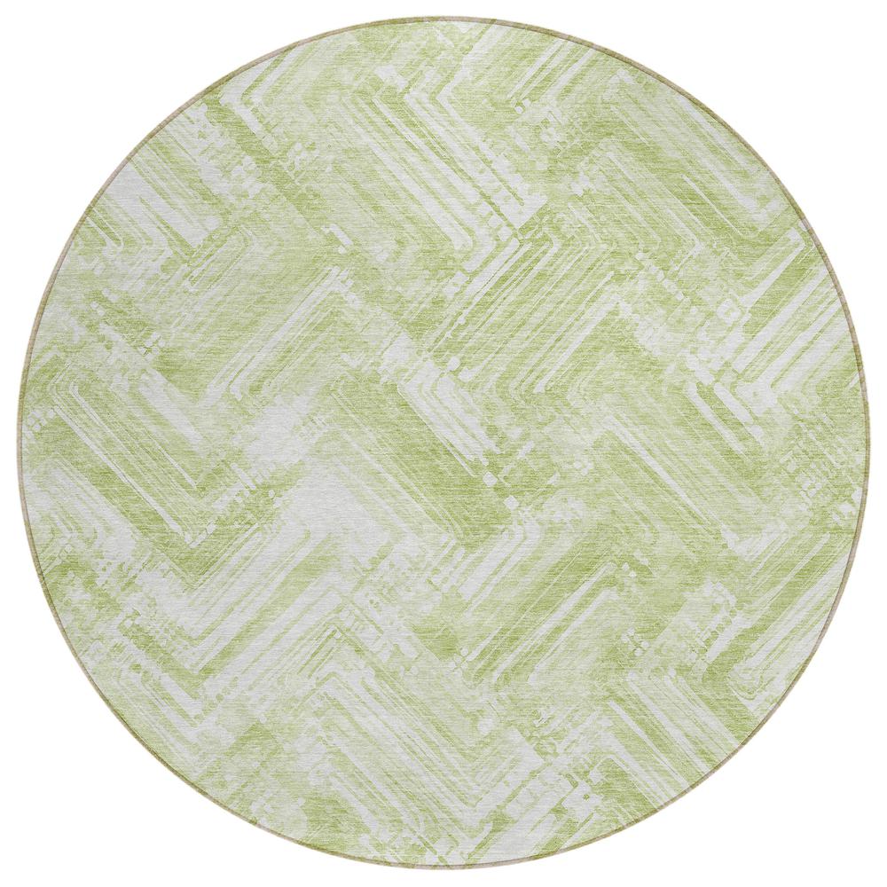 Chantille ACN630 Green 8' x 8' Rug. Picture 1