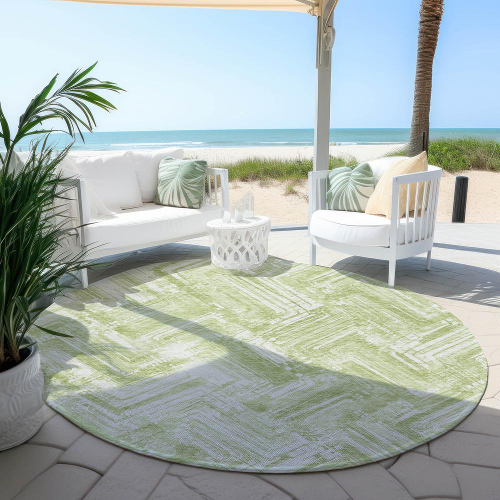 Chantille ACN630 Green 8' x 8' Rug. Picture 7
