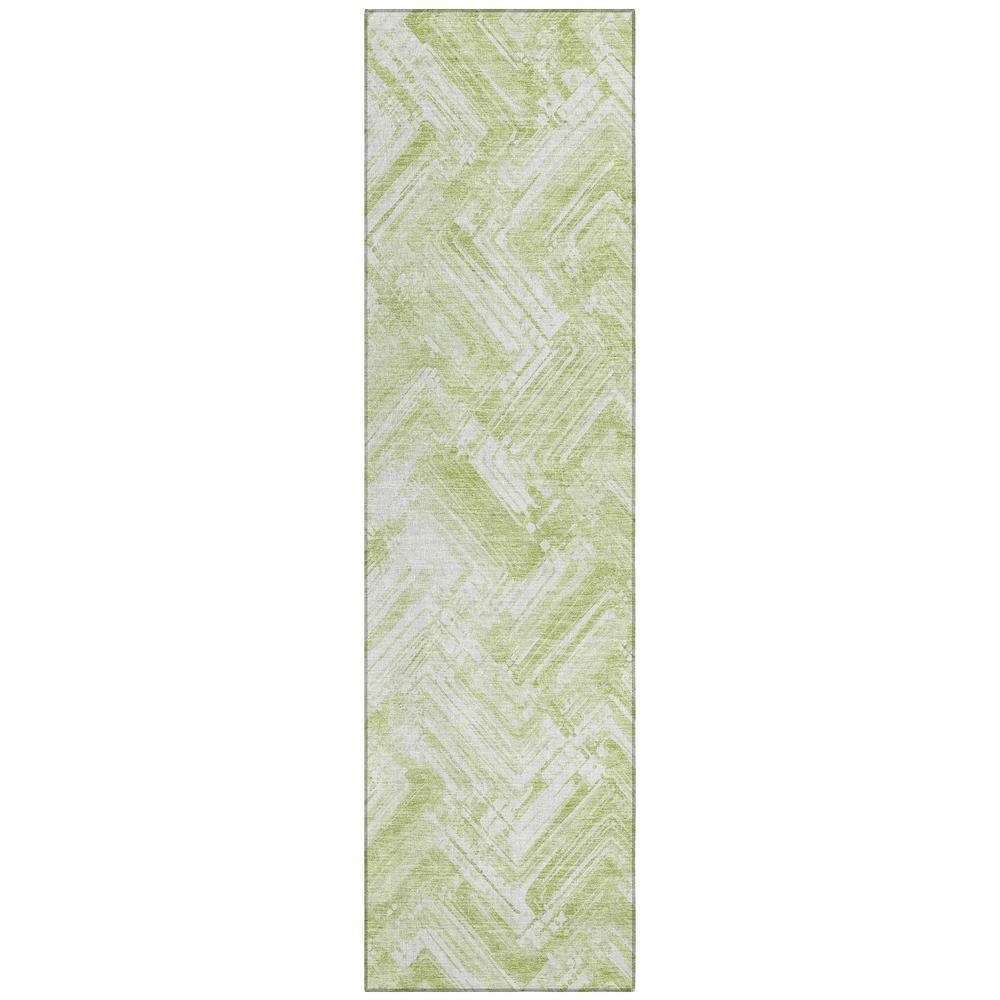 Chantille ACN630 Green 2'3" x 7'6" Rug. Picture 1